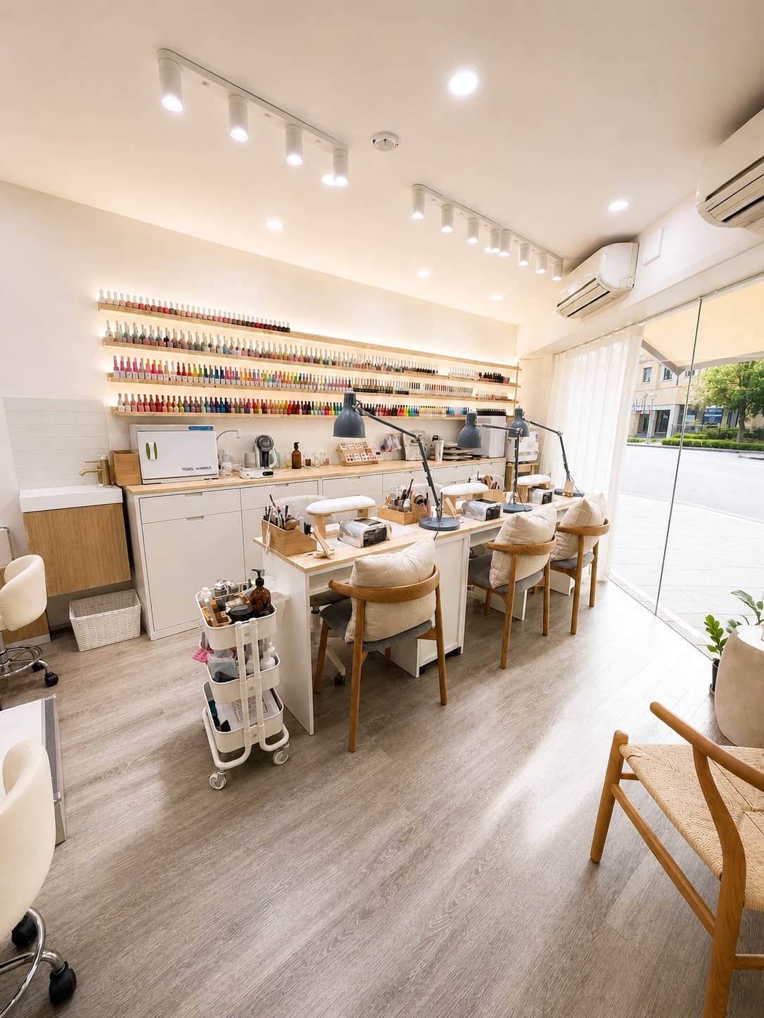 Me Studio nail service area