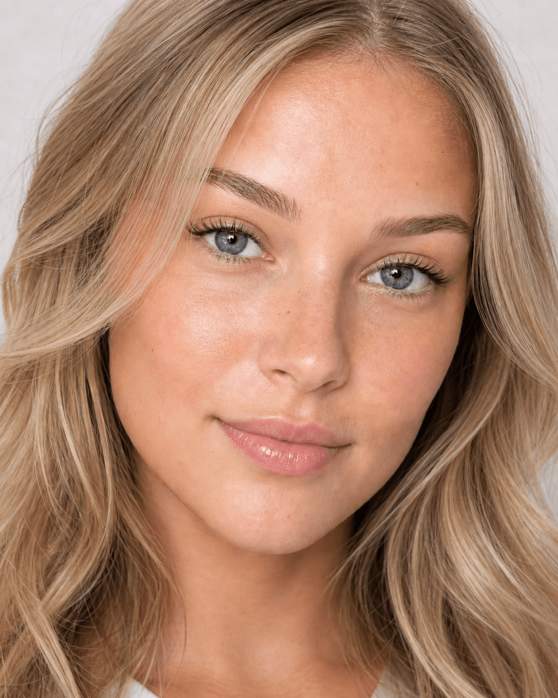 Natural lash set result at Me Studio